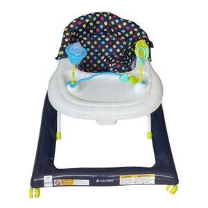 Baby Trend Trend 2.0 Activity Walker Blue Sprinkles Adjustable Seat & Toys